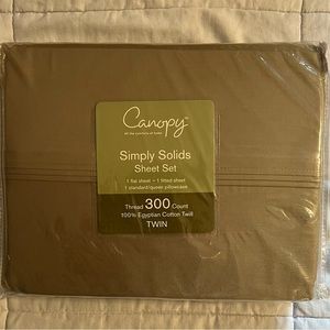 Canopy Twin Sheet Set